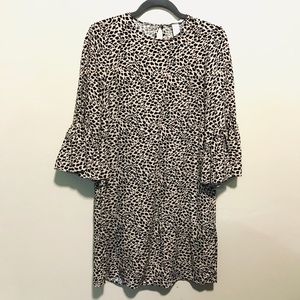 H&M cheetah dress. Size 4